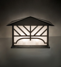 Meyda Blue 268480 - 37" Square Seneca Chevron Mission Pier Mount