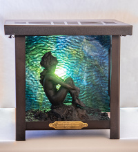 Meyda Blue 269161 - 9.5" Square Maxfield Parrish Stars Shadowbox