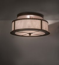 Meyda Blue 269310 - 16" Wide Smythe Craftsman Flush Mount