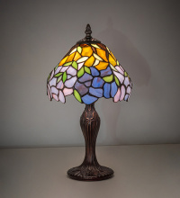 Meyda Blue 270580 - 15" High Duffner & Kimberly Laburnum Mini Lamp