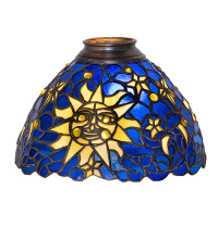 Meyda Blue 270711 - 8" Wide Sun; Moon & Stars Shade