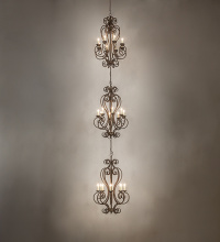 Meyda Blue 270771 - 28" Wide Fernando Three Tier Chandelier