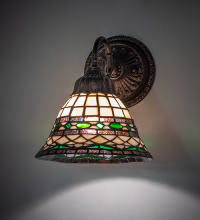 Meyda Blue 270812 - 8" Wide Tiffany Roman Wall Sconce