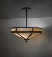 Meyda Blue 271606 - 16" Wide Craftsman Prime Semi-Flushmount