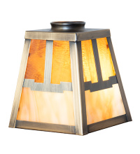 Meyda Blue 271673 - 6" Square Mission Valley View Shade