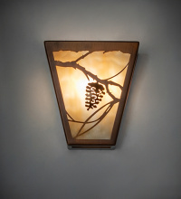 Meyda Blue 272495 - 7" Wide Whispering Pines Wall Sconce