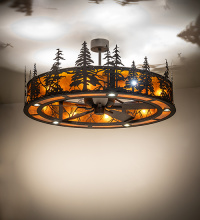 Meyda Blue 272906 - 55" Wide Tall Pines Chandel-Air