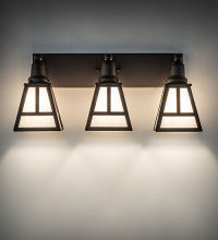 Meyda Blue 274867 - 24" Wide "T" Mission 3 Light Vanity Light