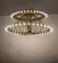 Meyda Blue 274892 - 60" Wide Coyle 72 Light Chandelier