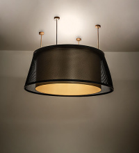 Meyda Blue 275011 - 48" Wide Cilindro Weave-Tex Tapered Pendant