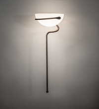 Meyda Blue 275213 - 12.5" Wide Cupula Leaf Wall Sconce