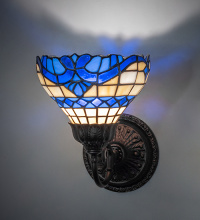 Meyda Blue 275648 - 7" Wide Baroque Wall Sconce