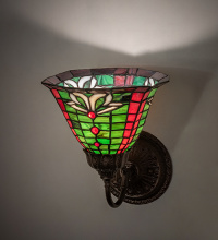 Meyda Blue 275656 - 8" Wide Dublin Wall Sconce