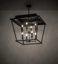 Meyda Blue 275798 - 32" Square Bastille Omega Pendant