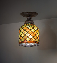 Meyda Blue 276100 - 6" Wide Acorn Flushmount