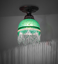 Meyda Blue 276114 - 6" Wide Roussillon Flushmount