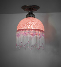 Meyda Blue 276116 - 8" Wide Roussillon Flushmount