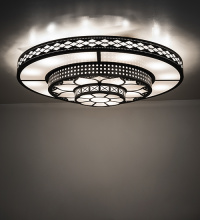 Meyda Blue 276372 - 72" Wide Binion Flush Mount