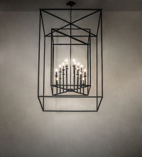 Meyda Blue 277675 - 48" Square Kitzi Box Pendant