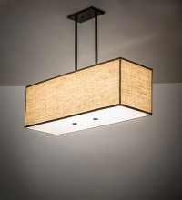 Meyda Blue 278421 - 36" Long Quadrato Lounge Oblong Pendant