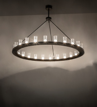 Meyda Blue 279195 - 72" Wide Loxley 24 Light Chandelier