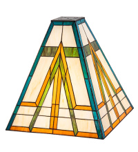Meyda Blue 279650 - 17" Square Moab Shade