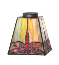 Meyda Blue 279681 - 5" Square Prairie Dragonfly Shade