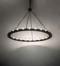 Meyda Blue 280227 - 72" Wide Loxley 24 Light Chandelier