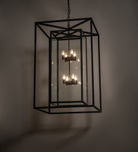 Meyda Blue 280309 - 28" Square Kitzi Box Pendant