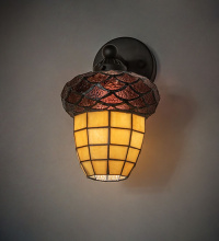 Meyda Blue 280672 - 7" Wide Acorn Wall Sconce