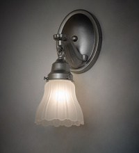 Meyda Blue 280893 - 5" Wide Hartford Ruffle Wall Sconce