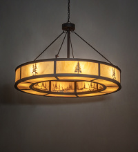 Meyda Blue 282336 - 46" High Tall Pines Pendant