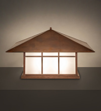 Meyda Blue 282353 - 40" Square Seneca Double Bar Mission Pier Mount