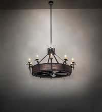 Meyda Blue 282948 - 65" Wide Costello 10 Light Chandel-Air