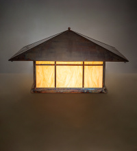 Meyda Blue 283758 - 45" Square Seneca Double Bar Mission Pier Mount