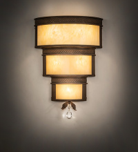 Meyda Blue 284183 - 18" Wide Rope Trimmed Cilindro Wall Sconce