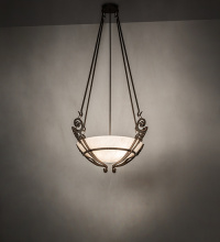 Meyda Blue 284316 - 34" Wide Ceres Inverted Pendant