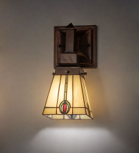 Meyda Blue 284533 - 5" Wide Spear Mission Wall Sconce