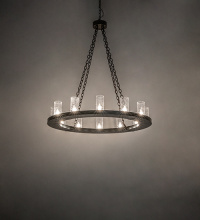 Meyda Blue 285187 - 42" Wide Loxley 12 Light Chandelier