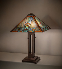 Meyda Blue 285572 - 24" High Prairie Wheat Harvest Table Lamp
