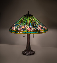 Meyda Blue 285782 - 23" High Tiffany Daffodil Table Lamp