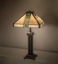 Meyda Blue 286706 - 27" High Pasadena Rose Table Lamp