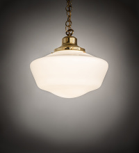 Meyda Blue 287963 - 16" Wide Revival Schoolhouse Traditional Globe Pendant