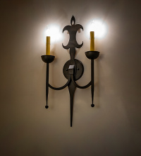 Meyda Blue 289651 - 14" Wide San Simone 2 Light Wall Sconce