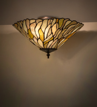 Meyda Blue 289782 - 16" Wide Willow Jadestone Flush Mount