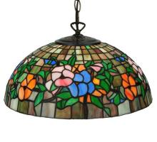 Meyda Blue 31105 - 15.75"W Hanging Pansy Pendant