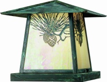 Meyda Blue 37498 - 11.5"Sq Stillwater Winter Pine Pier Mount