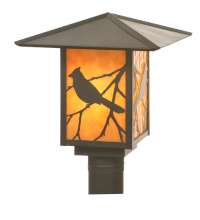 Meyda Blue 41722 - 12"Sq Seneca Song Bird Post Mount