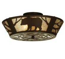 Meyda Blue 51328 - 16" Wide Bear on the Loose Flushmount