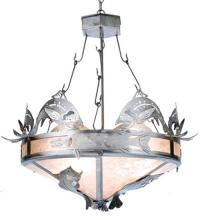 Meyda Blue 65175 - 48"W Catch of the Day Inverted Pendant